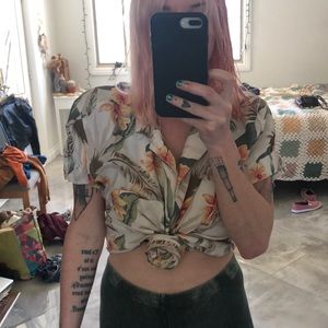 Vintage Hawaiian button down shirt